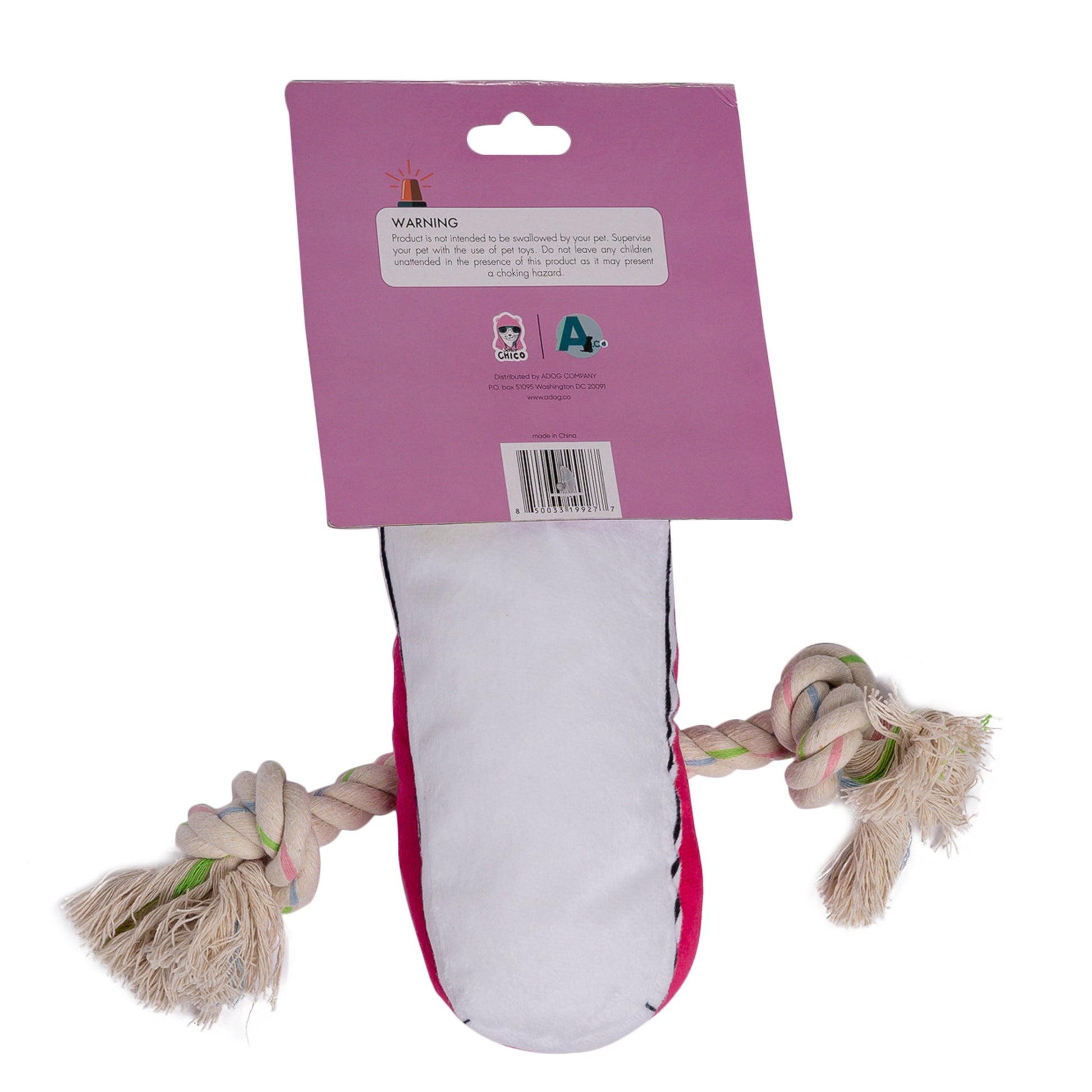 Dog Treats Squeaky Comfort Plush Sneaker Toy with Treat - close up product image for dog treats