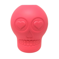 Sugar Skull eDispenser Durable Rubber Chew Toy & Treat Dispenser