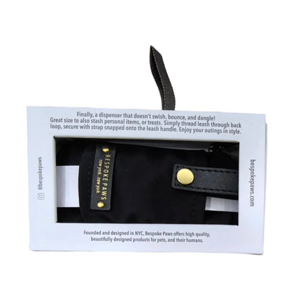 Dangle-Free Dog Leash Poop Bag Dispenser for Easy Pet Walks