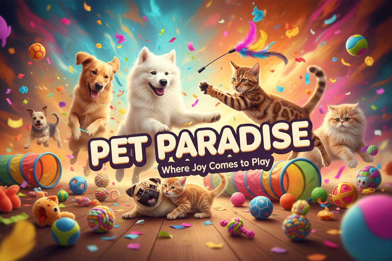 Playful Dogs and Cats Hero