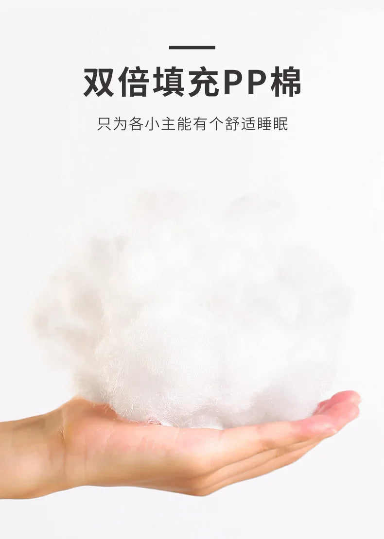 Soft and cozy Tail Chasers round dog bed, ideal as a plush cat bed for cold weather