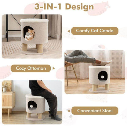 Purrfect Pet Kingdom Plush Cat Furniture for Indoor Cats Purrfect Pet Kingdom