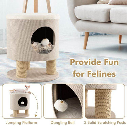 Purrfect Pet Kingdom Plush Cat Furniture for Indoor Cats Purrfect Pet Kingdom