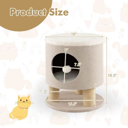 Purrfect Pet Kingdom Plush Cat Furniture for Indoor Cats Purrfect Pet Kingdom