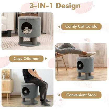 Purrfect Pet Kingdom Plush Cat Furniture for Indoor Cats Purrfect Pet Kingdom