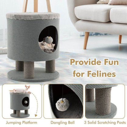 Purrfect Pet Kingdom Plush Cat Furniture for Indoor Cats Purrfect Pet Kingdom