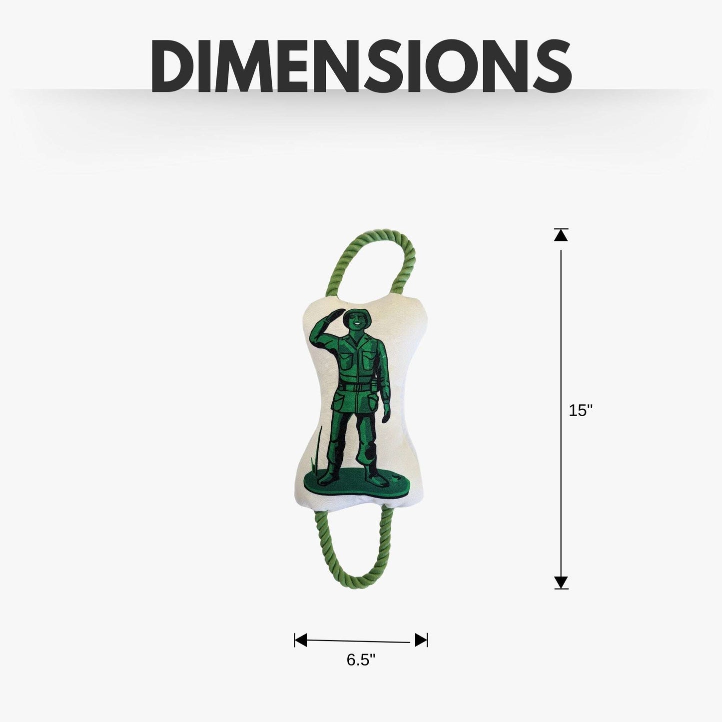 Purrfect Pet Kingdom Plush Dog Toy in Green with Rope for Interactive Play and Chewing