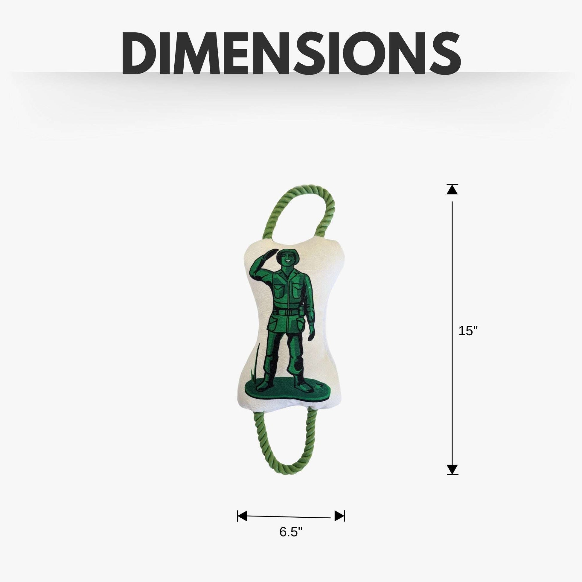 Purrfect Pet Kingdom Plush Dog Toy in Green with Rope for Interactive Play and Chewing