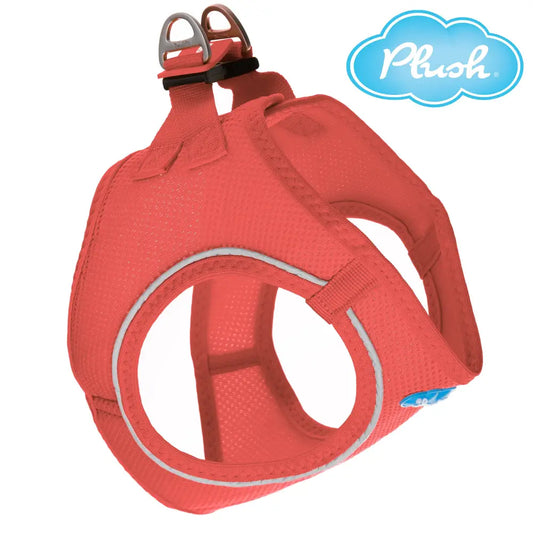 Plush Step In Air Mesh Harness - Bubble Gum Pink