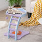 Purrfect Pet Kingdom 19 Inch Plush Cat Tower with Ladder Purple Purrfect Pet Kingdom