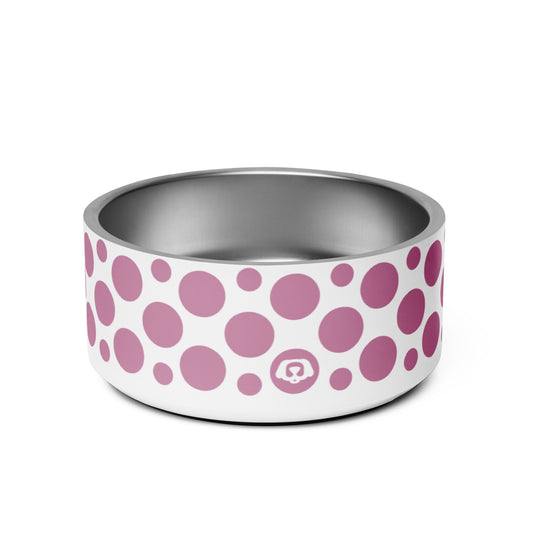 Polka Dotty Dewberry 32oz Dog Bowl - Dog Bowls & Feeders - Wuforia - Default Title - 7623952_16786