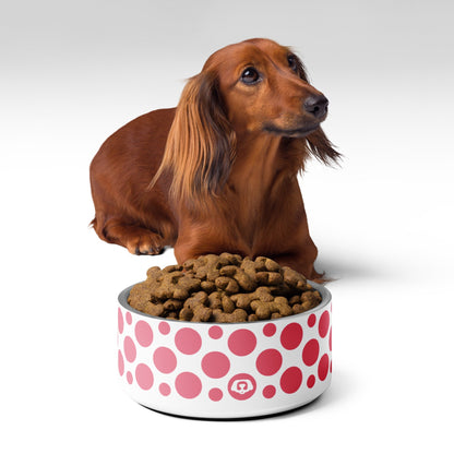 Polka Dotty Watermelon 32oz Dog Bowl - Dog Bowls & Feeders - Wuforia