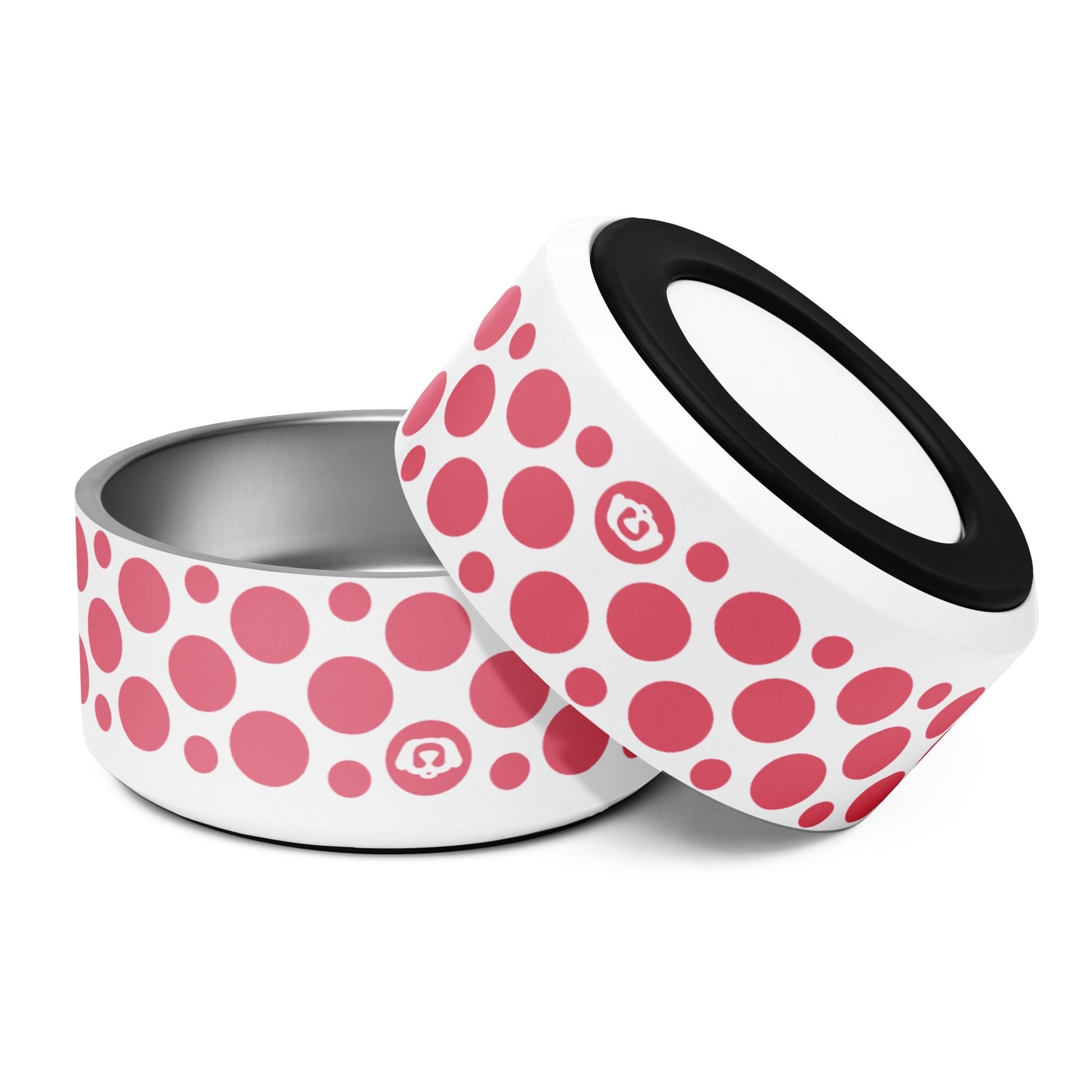 Polka Dotty Watermelon 32oz Dog Bowl - Dog Bowls & Feeders - Wuforia