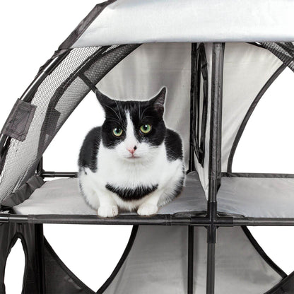 Purrfect Pet Kingdom Portable Cat Hideaway for Travel Purrfect Pet Kingdom