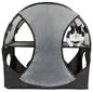 Purrfect Pet Kingdom Portable Cat Hideaway for Travel Grey, Black Purrfect Pet Kingdom