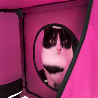 Purrfect Pet Kingdom Portable Cat Hideaway for Travel Purrfect Pet Kingdom