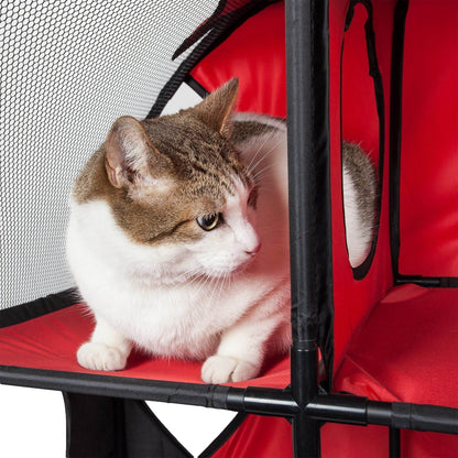 Purrfect Pet Kingdom Portable Cat Hideaway for Travel Purrfect Pet Kingdom