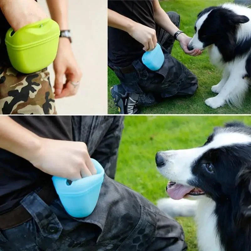Portable Dog Training Treat Pouch Substantial Clip Cool Outdoor