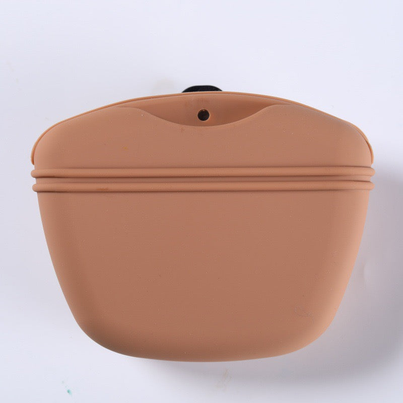 Portable pet treat pouch from Purrfect Pet Kingdom for easy pet training and treats on the go