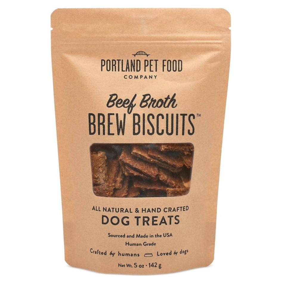 Portland Pet Food Company - 'Beef Broth Brew Biscuits' Dog