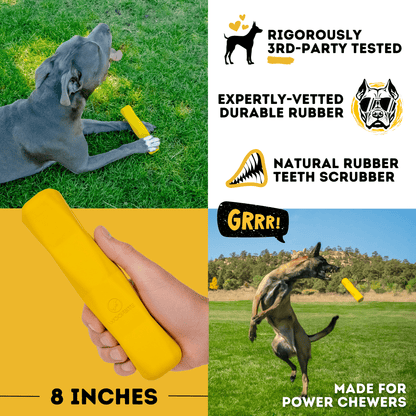 Dog Chew Toy Heavy Duty Power Stick 💪