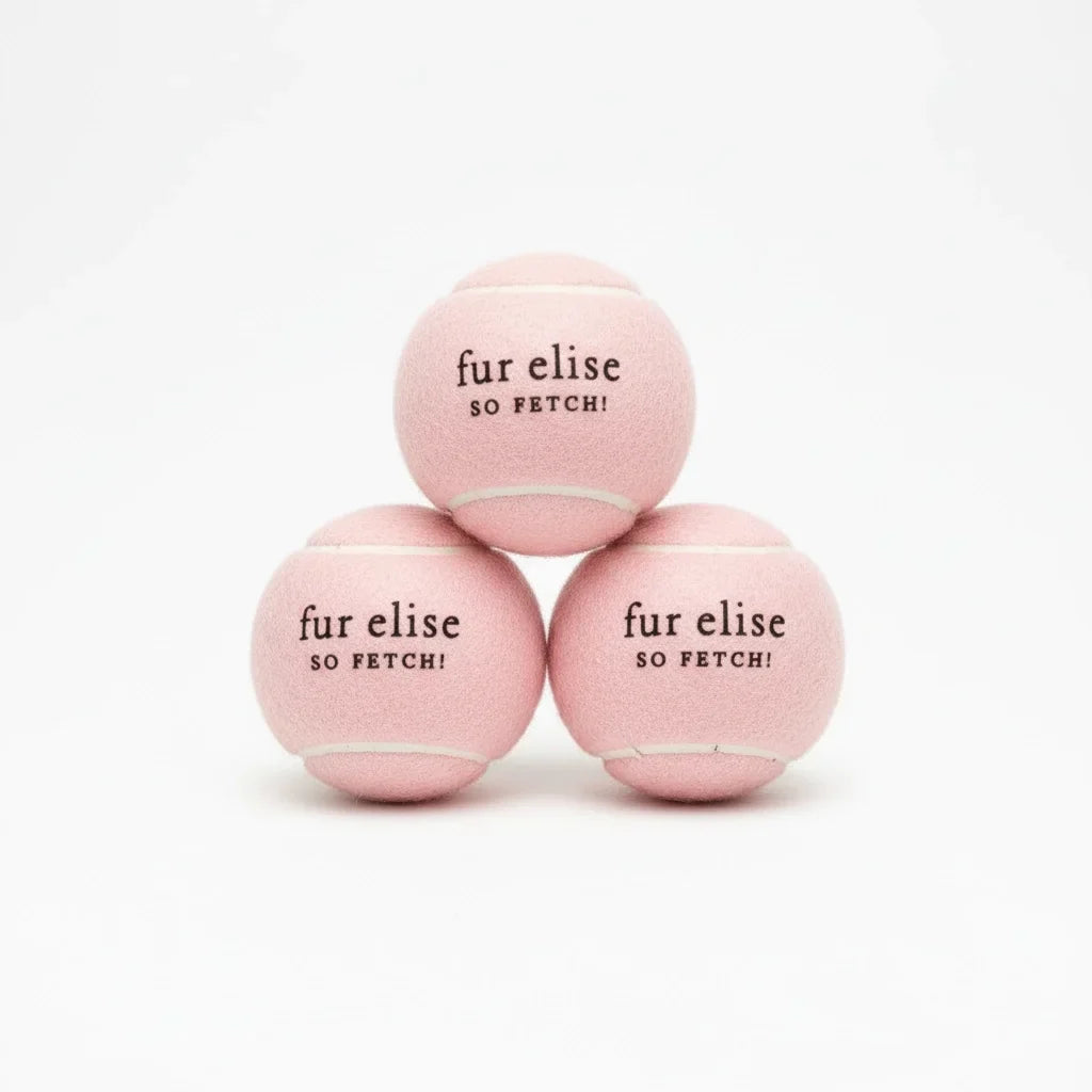 So Fetch! Tennis Ball Pack of 3 - Blush