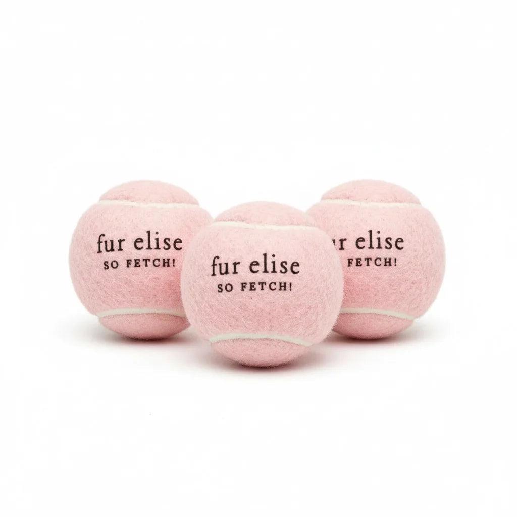So Fetch! Tennis Ball Pack of 3 - Blush