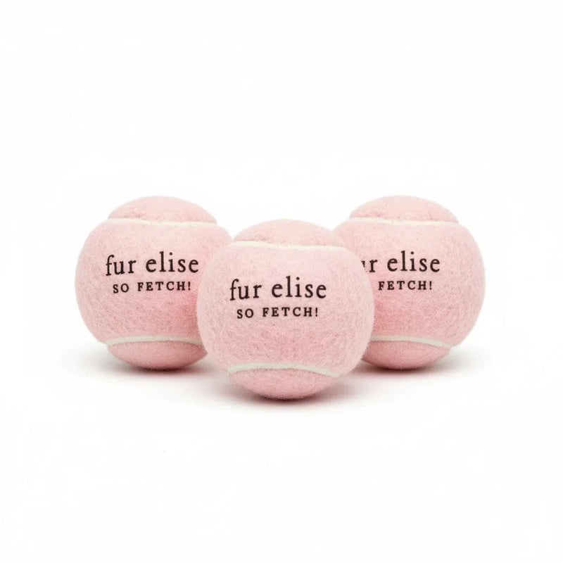 So Fetch! Tennis Ball Pack of 3 - Blush