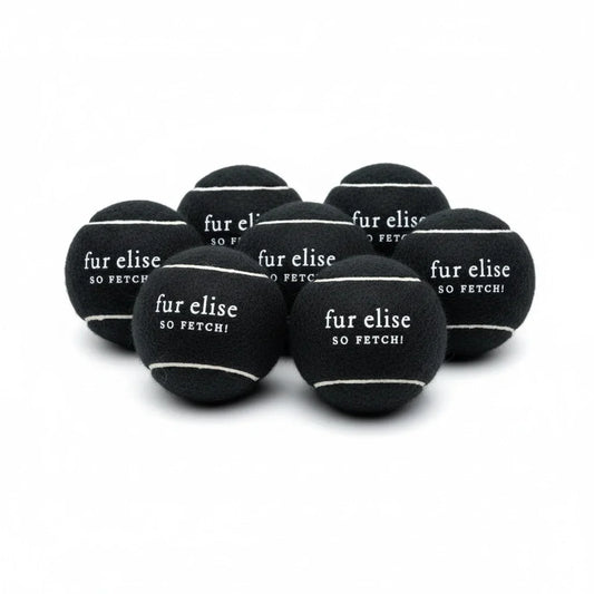 So Fetch! Tennis Ball Pack of 7 - Noire