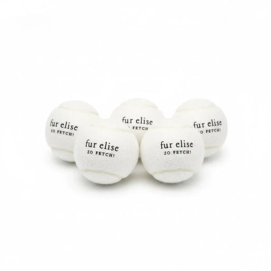 So Fetch! Tennis Ball Pack of 5 - Ivory