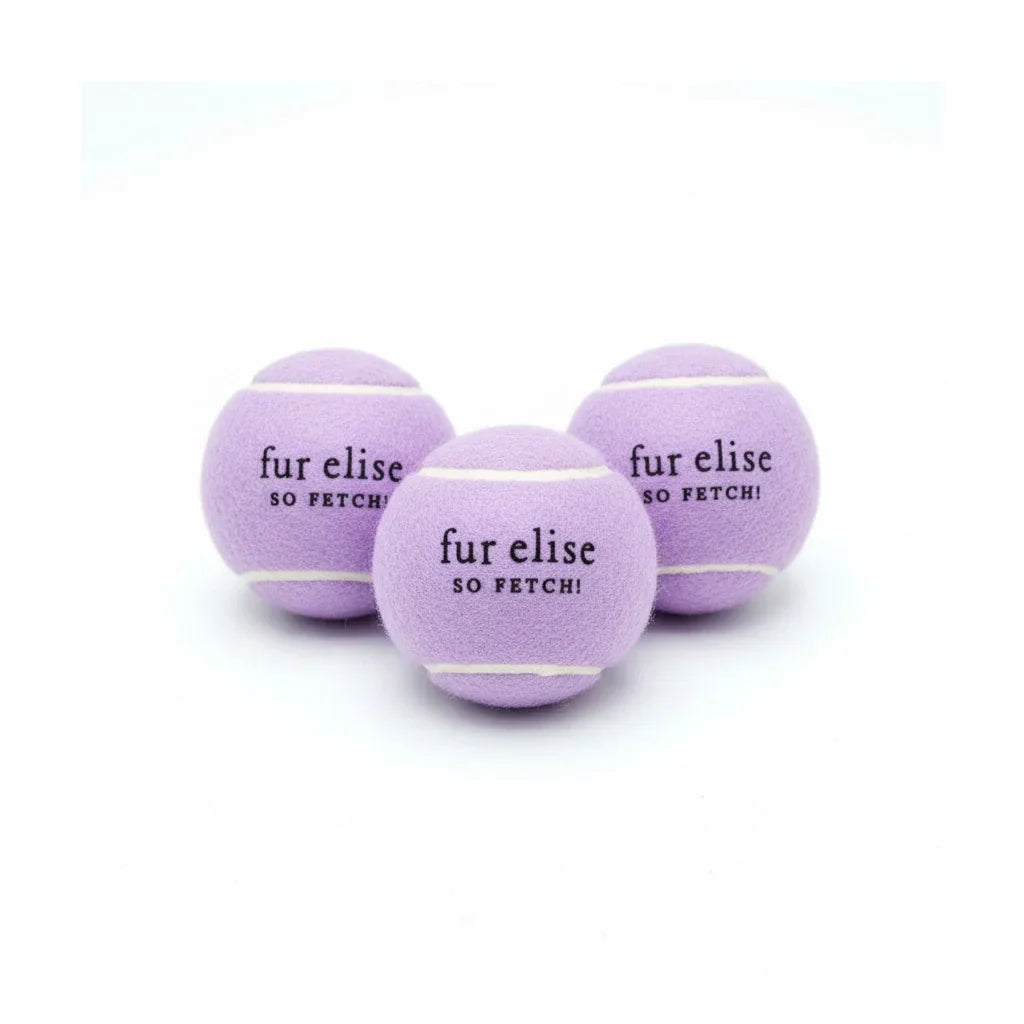 So Fetch! Tennis Ball Pack of 3 - Lilac