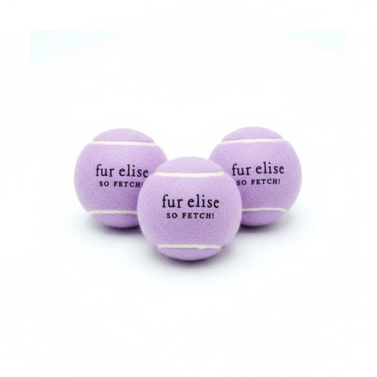 So Fetch! Tennis Ball Pack of 3 - Lilac