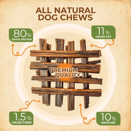 Gullet Sticks Dog Chews 6 Inch 24 Pack USA ✅