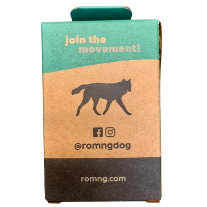 Premium Plant-Based Compostable Dog Poop Bags by Purrfect Pet Kingdom in green, available in 90, 180, or 270-count variants.