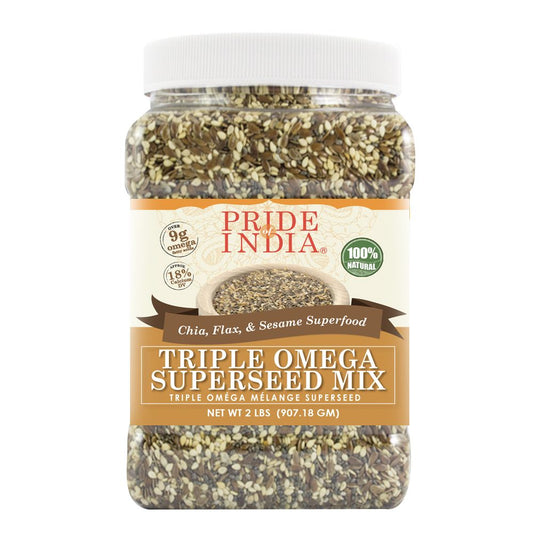 Pride India Triple Omega Superseed Mix for Pets 2lbs 2 LB Purrfect Pet Kingdom