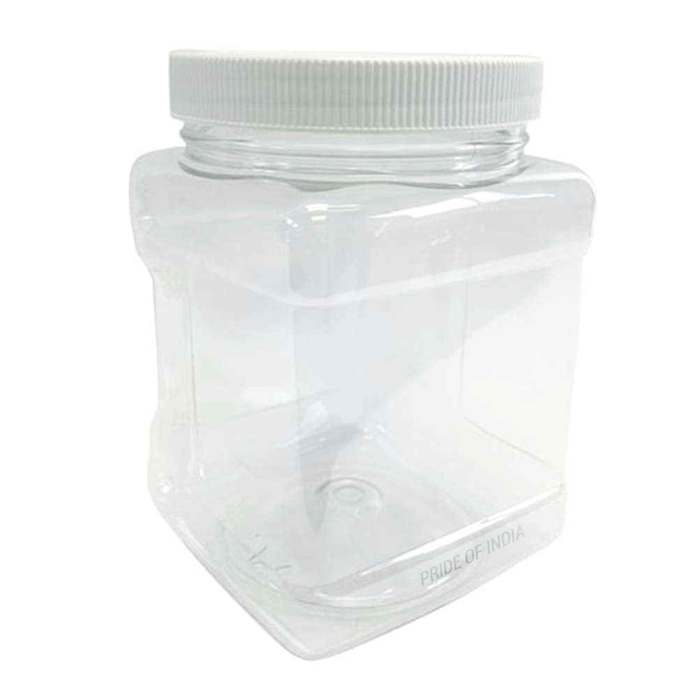 Transparent pet food storage container BPA free with a tight-sealing lid for keeping pet food fresh