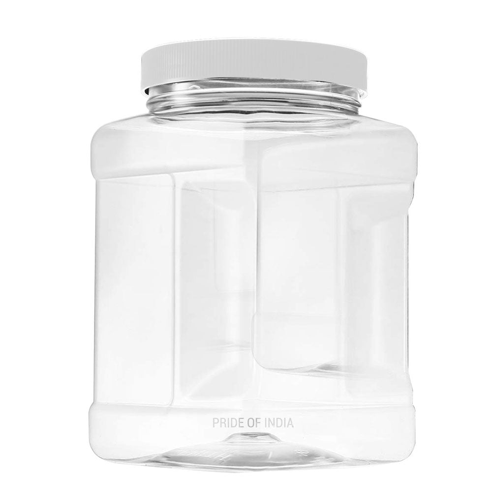 Clear pet food storage container BPA free with a secure lid, perfect for keeping pet food fresh