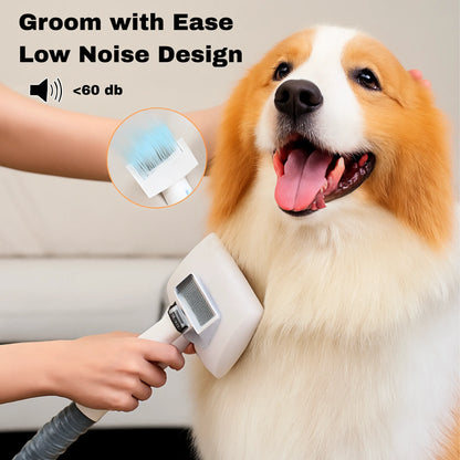 Pro Cordless Vacuum Pet Grooming Kit by Purrfect Pet Kingdom, sleek design, perfect for mess-free shedding, new arrival.