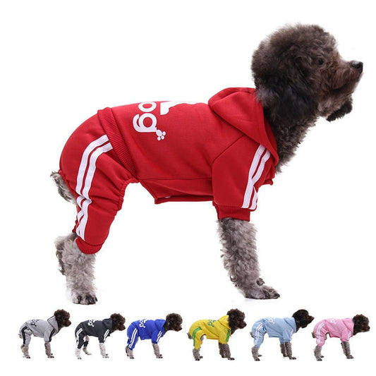 Dog Hoodie Adidog Small Medium Dogs Sporty Style 🐕