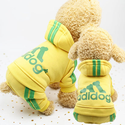 Dog Hoodie Adidog Small Medium Dogs Sporty Style 🐕