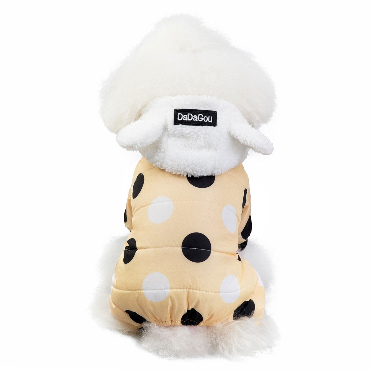 Big Polka Dot Snowsuit Jumpsuit - Purrfect Pet Kingdom
