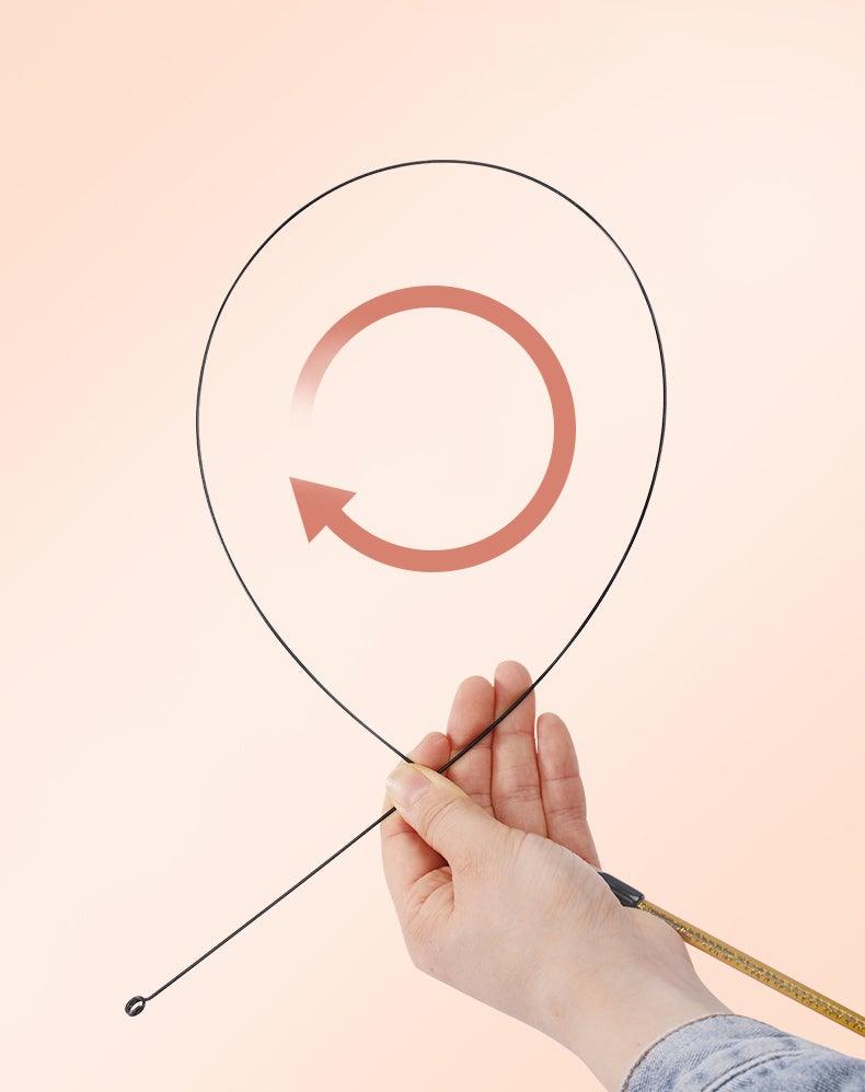 Funny Feather Bird With Bell Cat Stick Toy For Kitten Play