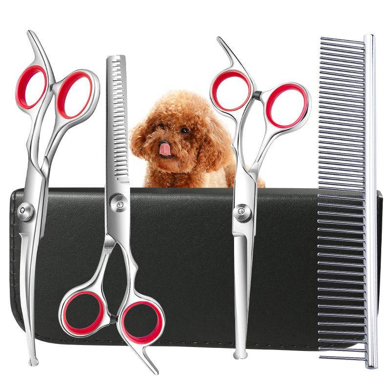 Purrfect Pet Kingdom Professional Pet Hair Trimmer Kit Complete Set Of Pet Scissors Purrfect Pet Kingdom