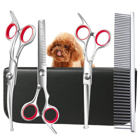 Purrfect Pet Kingdom Professional Pet Hair Trimmer Kit Complete Set Of Pet Scissors Purrfect Pet Kingdom