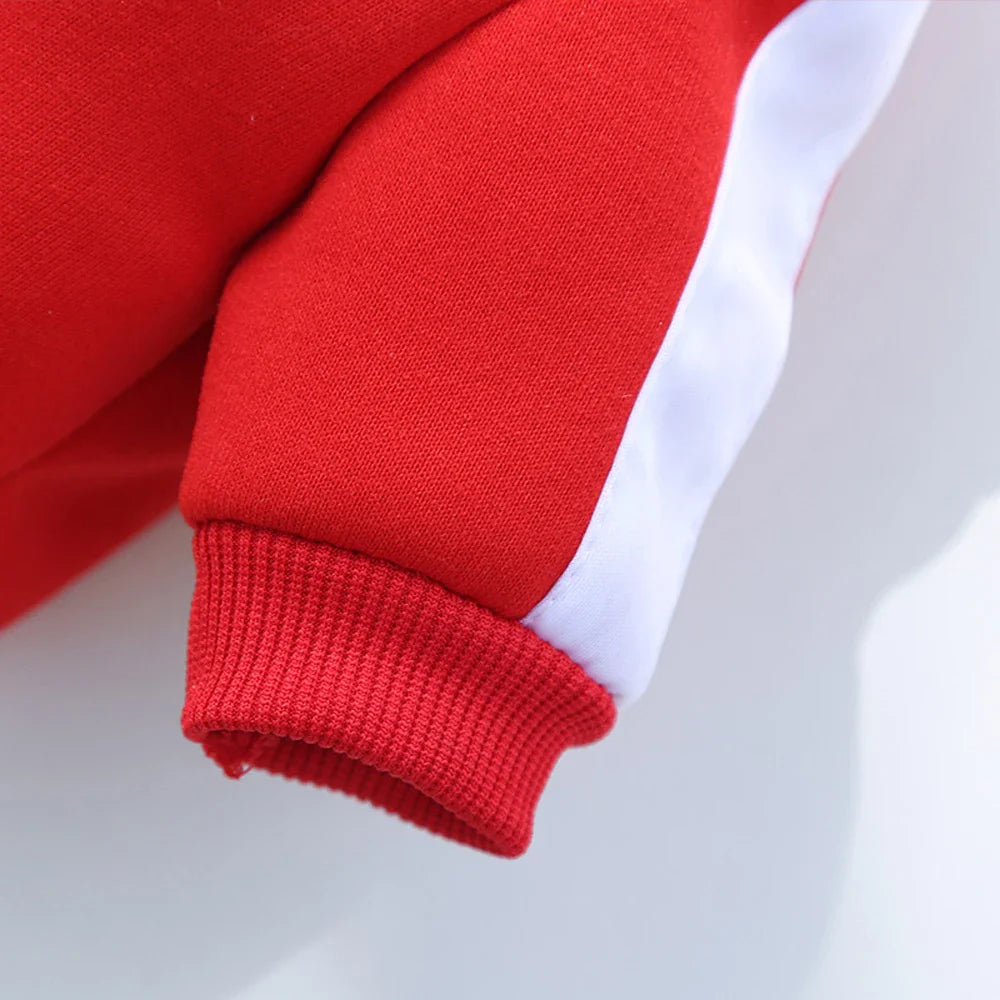 Red Tail Chasers Dog Sweater with soft fabric, warm dog apparel for small dogs