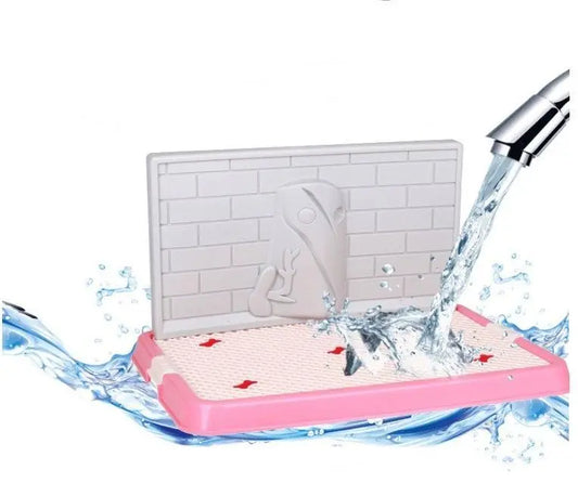 Purrfect Pet Kingdom Puppy Training Pad with Tray Large Pink-Jxcw22Male Purrfect Pet Kingdom