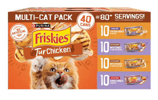 Kingly Kitty Cravings high protein canned cat food multi-cat pack with 40 cans from Purrfect Pet Kingdom