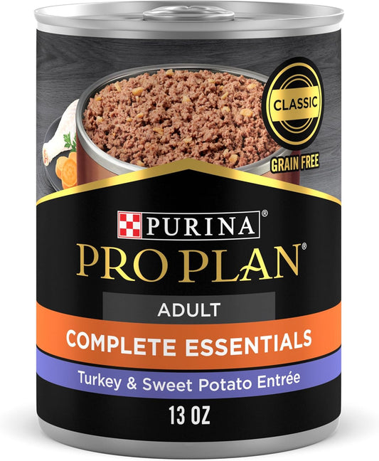 Purina Pro Plan Grain Free Wet Dog Food in Turkey and Sweet Potato Flavor for Adult Dogs