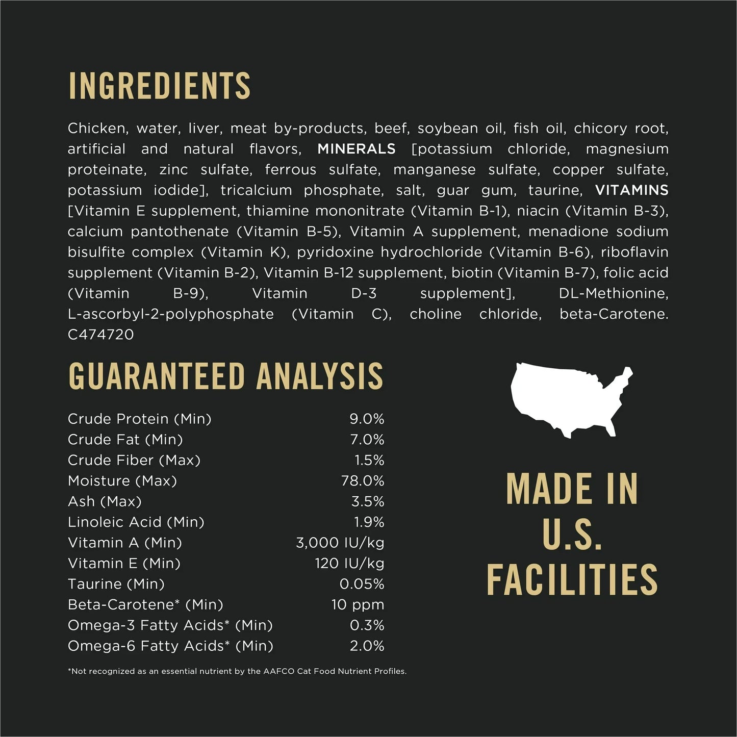 Purina Pro Plan high protein wet food for senior cats with essential vitamins and minerals for optimal health