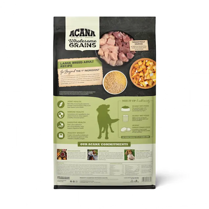 Purrfect Pet Kingdom® - Acana Wholesome Grains Large Breed Dry Dog Food (22.5lb) - Dry Dog Food